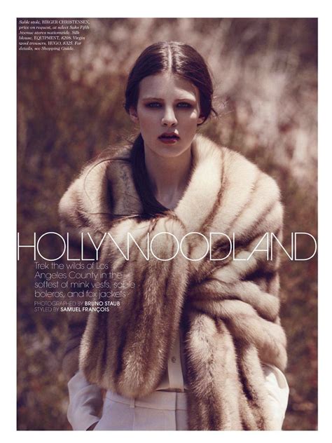 Hollywoodland Kayley Chabot By Bruno Staub For Us Elle November 2013