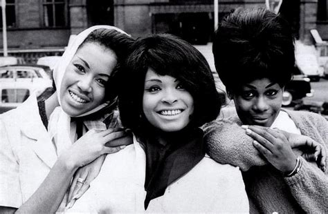 the marvelettes l r katherine anderson wanda rogers and gladys horton in london england in