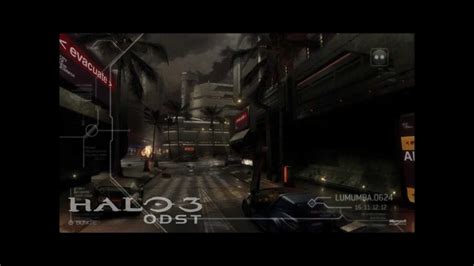 Sountrack Halo 3 Odst Derefence For Darkness Youtube