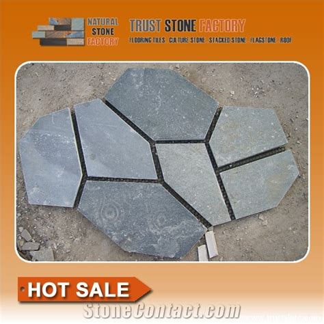 Cheap Flagstone Grey Quartzite Flagstone Irregular Flagstones