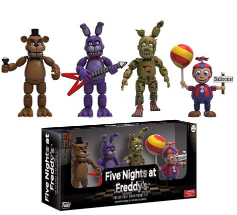 Fnaf Five Nights At Freddy S Funko 4 Figuras 2 Set Pack 69500 En
