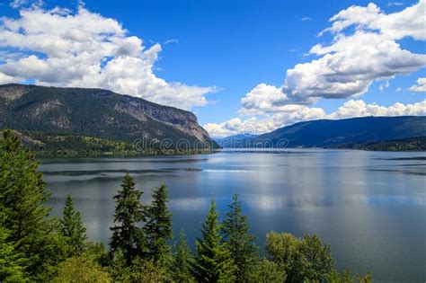 Salmon Arm Shushwap Lake British Columbia Canada Stock Image Image Of