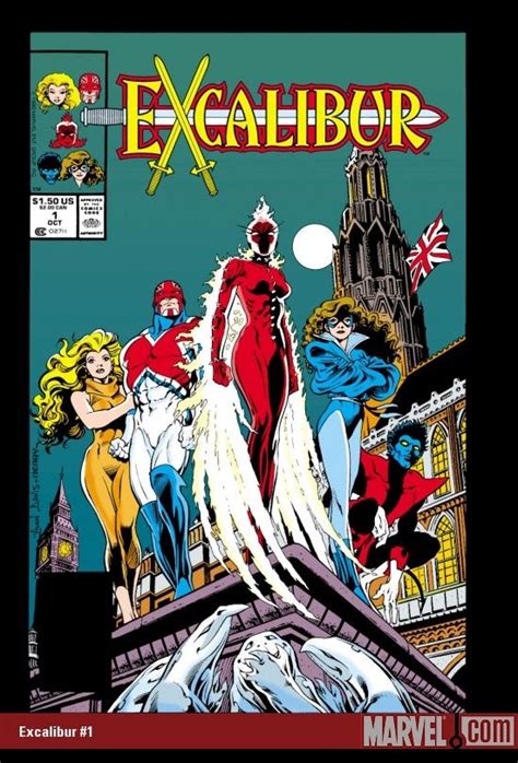 This Is The Cover For Excalibur 1 Drawn By Alan Davis Its A