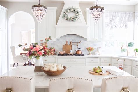 Fall Home Tour With Touches Of Mauve And Copper Styled With Lace Fall