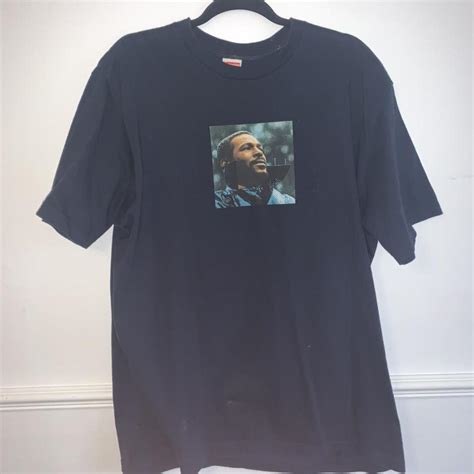 Supreme Marvin Gaye Print T Shirt Size Large Worn Depop