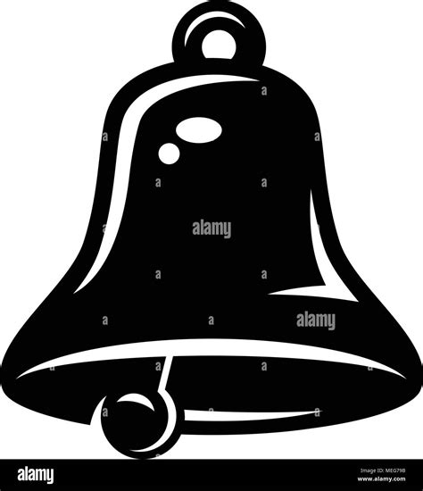 Bell Silhouette Vector Bell Icon Stock Vector Image And Art Alamy