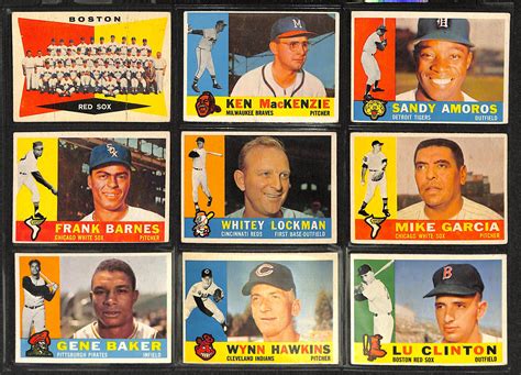 Given the age of the cards, we'd advise looking for graded options whenever possible. Lot Detail - Lot of Approx 470 Different 1960 Topps Baseball Cards - A Great Starter Set!