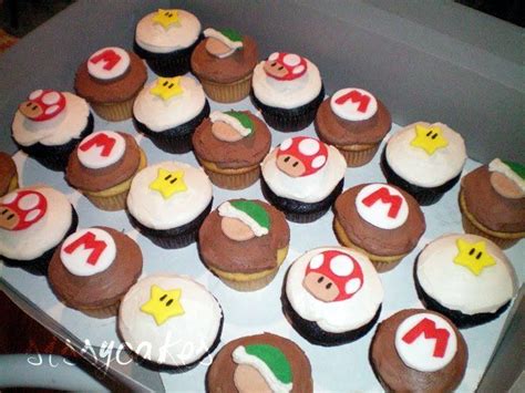 These mario kart cupcakes were made for a birthday party. Mario Kart Birthday Cupcakes | Birthday cupcakes, Cupcakes ...