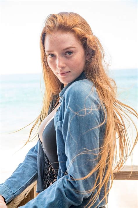 Larsen Thompson Ginger Models Freckles Girl Shades Of Red Hair