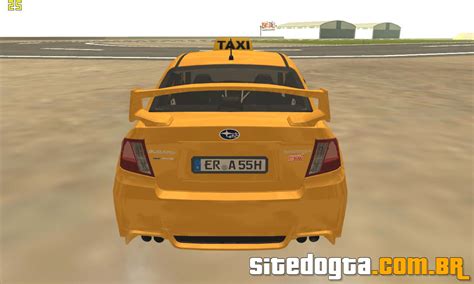 Subaru Impreza Wrx Sti Taxi 2011 Para Gta San Andreas Site Do Gta