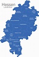 Hessen Landkreise interaktive Landkarte | Image-maps.de