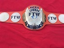 TAZ FTW Heavyweight Championship Wrestling Leather Belt Thick | Etsy
