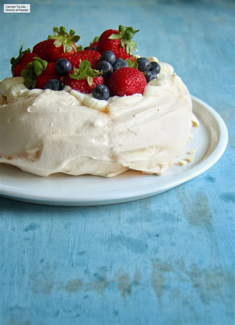 Tarta Pavlova Clásica Y Tradicional Receta De Cocina Magimix Cook