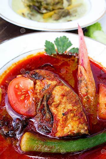 Traditional Malaysia Fish Dish Called Asam Pedas Stock Photo Image Of
