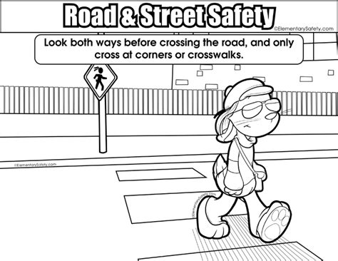 Road Coloring Page Coloring Pages