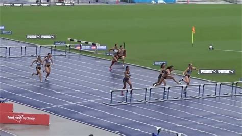 200m hurdles u16yrs women final australian athletics championships sydney 29 03 2022 youtube