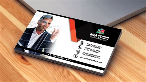 Cara Membuat Kartu Nama Keren Di Photoshop Business Cards Design