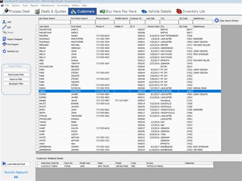 Using The System Basic Features Customer List Merge Customer Records