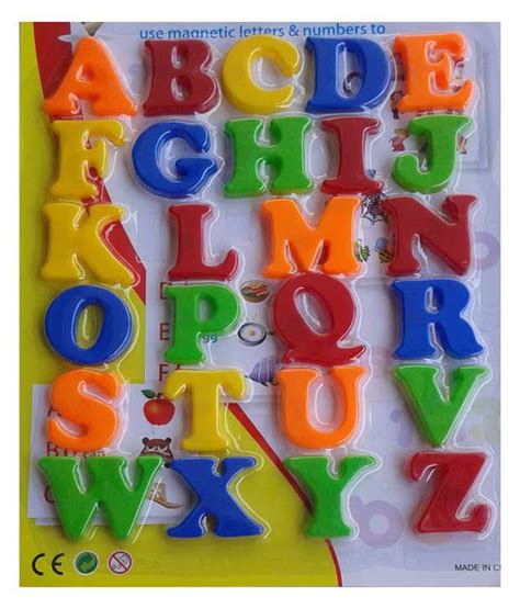 Plastic Uppercase Letters