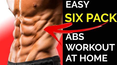 Easy Six Pack Abs Workout At Home In 1 Week Men And Women Youtube