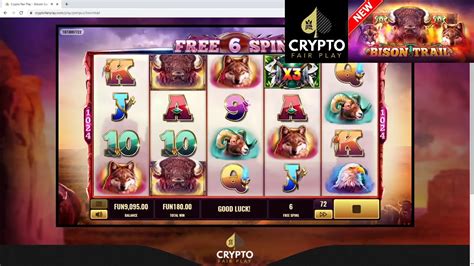 Learn How To Play Bison Trail Slot Machine On Crypto Fair Play Youtube