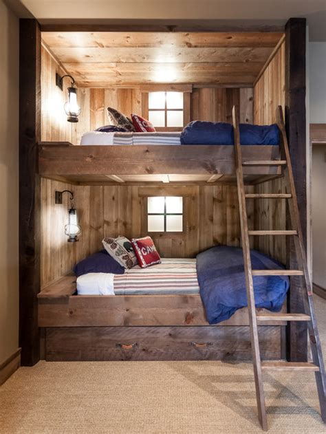 Rustic Bunk Bed Home Design Ideas Pictures Remodel And Decor