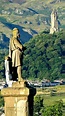 The Robert the Bruce Statue and the William Wallace Monument stirling ...