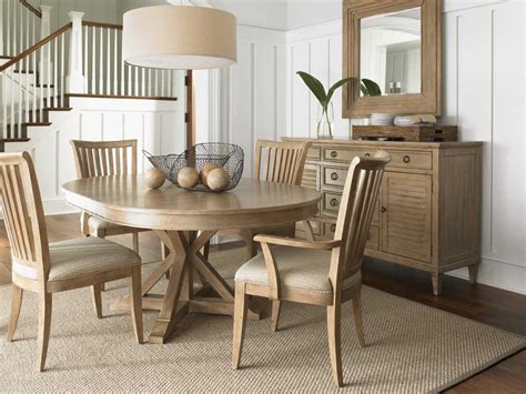 Lexington Monterey Sands Sandy Brown Cambria 48 72 Wide Round Dining