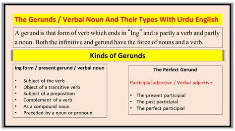 What Is A Gerund And Their Types Of Gerund With Examples