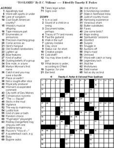 Just click any of the puzzle links to bring up the puzzle and solution on a printable page. Medium Difficulty Crossword Puzzles to Print and Solve ...