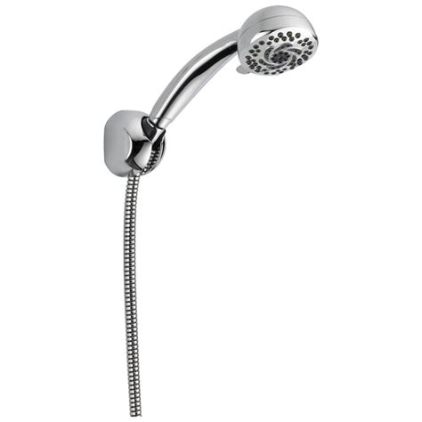 Delta Universal Showering Components Chrome 5 Spray Handheld Shower 1 75 Gpm 6 6 Lpm In The