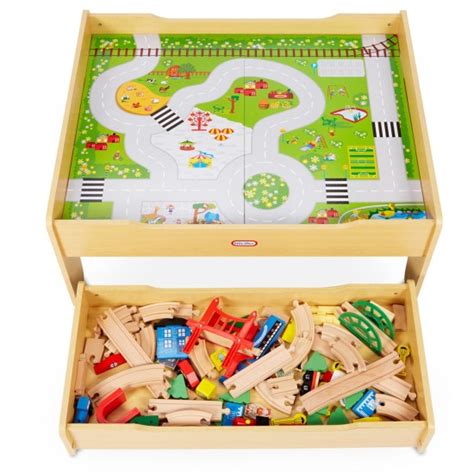 Little Tikes Promotions Real Wooden Train And Table Set Special Design