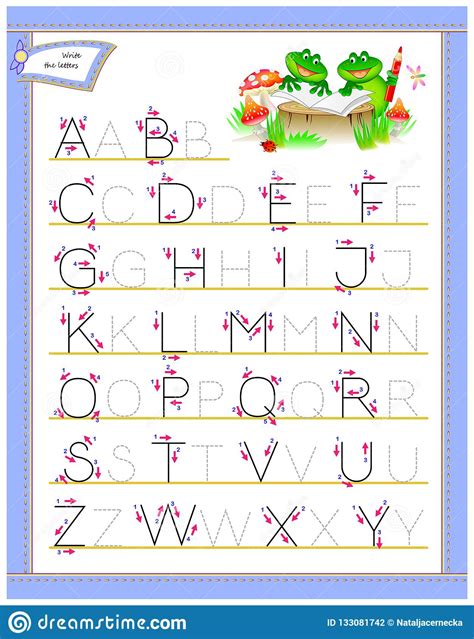 Free Tracing Letters Worksheets