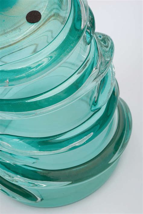 A Large Murano Glass Vase By Pino Signoretto At 1stdibs