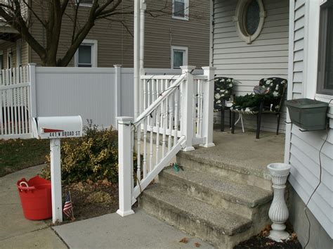 Photos Of Railing For Outside Steps Exterior Stair Design Vinyl