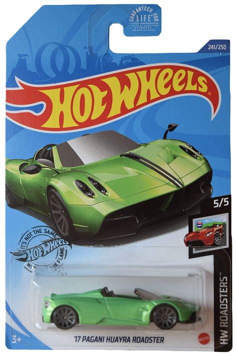 Buy Hot Wheels 17 Pagani Huayra Roadster Green 241250 Roadsters 5