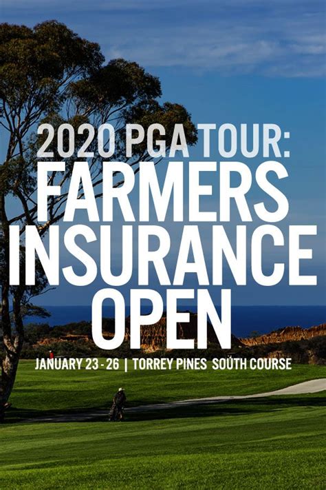 He got that last week, so expect better performances. 2020 PGA Tour: Farmers Insurance Open in 2020 | Farmers insurance, Pga tour, Pga