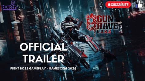 🔴gungrave Gore Official Release Date Trailer Gamescom 2022 Jim