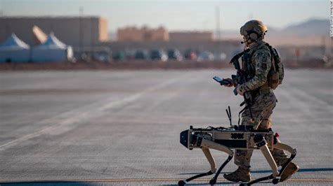 Robot Dogs Join Us Air Force Exercise Giving Glimpse At Potential