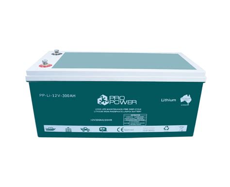 Pro Power 12v 300ah Lithium Iron Lifepo4 Deep Cycle Battery Solar 4wd