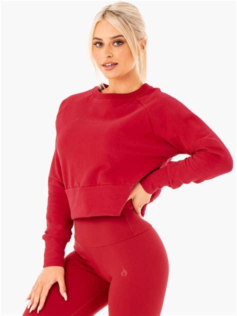 Motion Sweater Red Ryderwear Wholesale Us