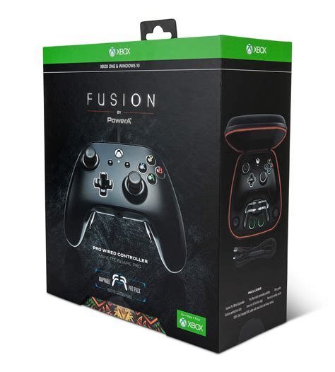 Powera Fusion Pro Wired Controller For Xbox One Black Gamepad Wired