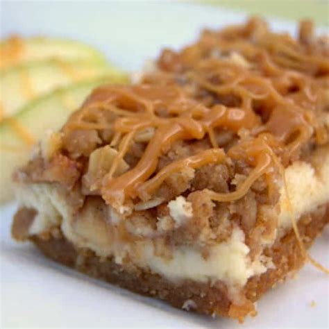 These bars take a few bowls to make a few layers pop the whole thing in the oven and bake it until the cheesecake is set, the apples are soft and caramelized, and the topping is golden and crunchy. Caramel Apple Cheesecake Bars - cheesecake over a graham ...