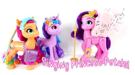 Mlp Toys Singing Princess Petals And Rainbow Reveal Sunny Starscout A