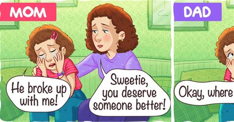 13 Heart Warming Comics That Show How Differently Our Moms And Dads