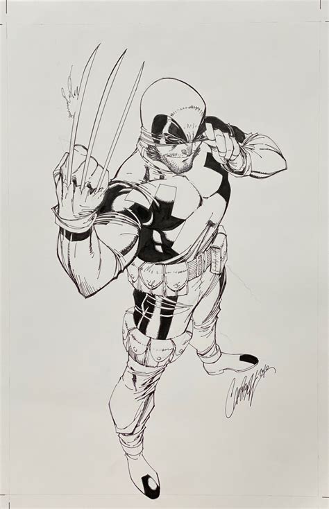 Wolverine 1 Original Variant Cover Art In Michael Chad Cloes J