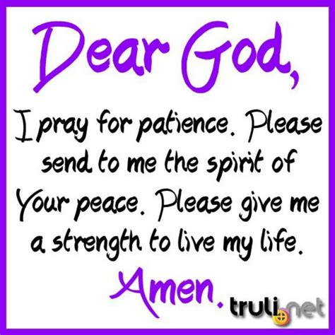 Prayer For Patience And Peace A Calmness To Rest My Heart