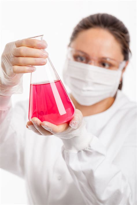 Scientist With Erlenmeyer Flask Free Stock Photo - Public ...