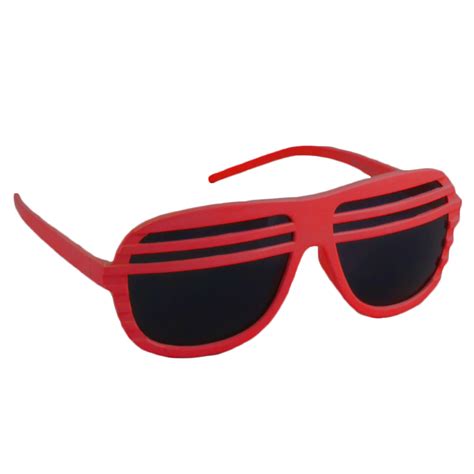 Black Half Shutter Shades Sunglasses 1151