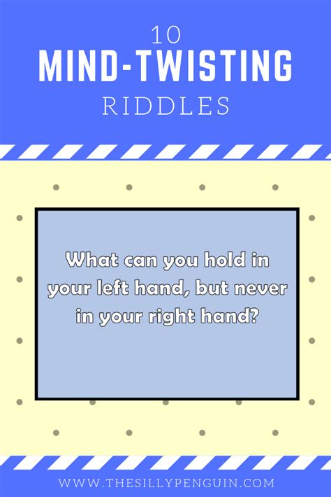 10 Mind Twisting Riddles Riddles Mindfulness Brain Teasers